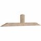 Ekena Millwork Portland Smooth Timber Gable Bracket, Douglas Fir, 60"W x 12"H x 3 1/2"D x 3 1/2"F, 5/12 Pitch GBW060X12X0404POR00SDF - alternate 3